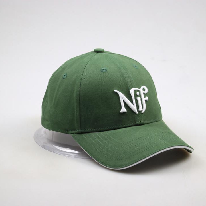 Casquette Vert Olive & Blanc