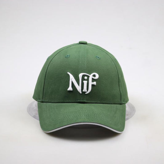 Casquette Vert Olive & Blanc