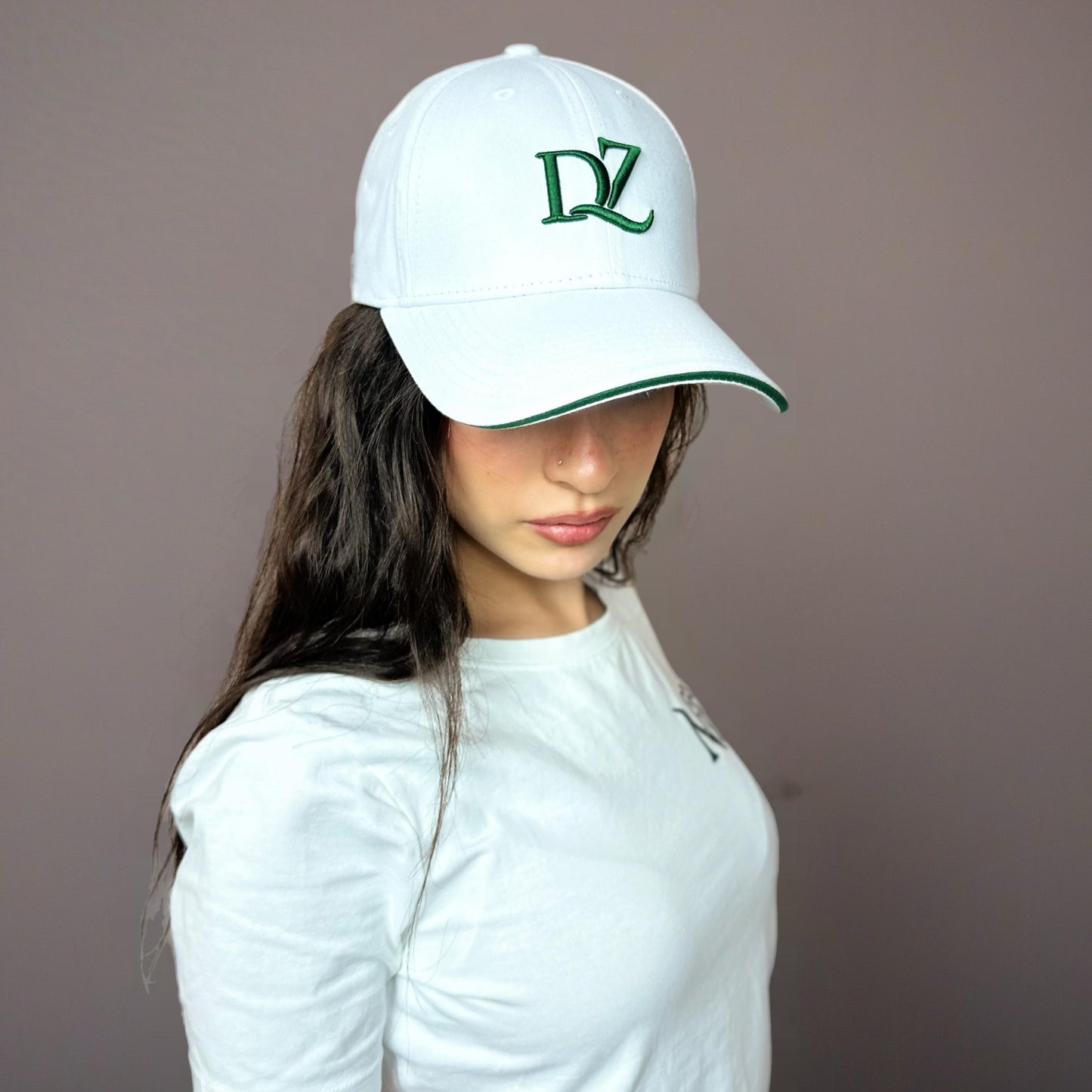 Casquette DZ Blanc & Vert
