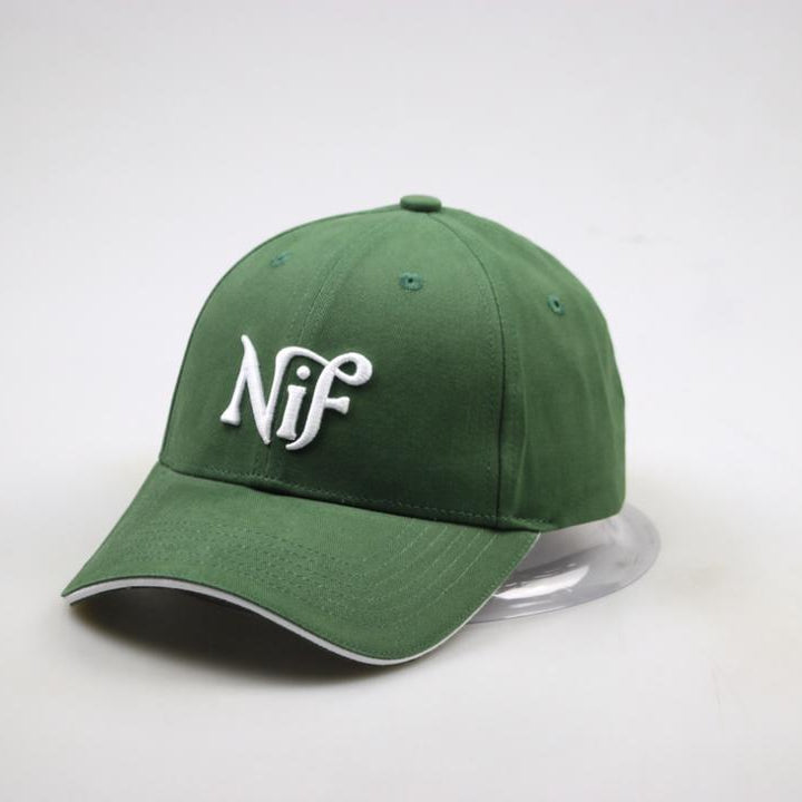 Casquette Vert Olive & Blanc